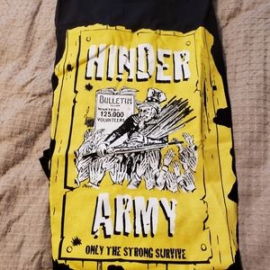 Vintage Hinder Army Rock Band Shirt Men's L